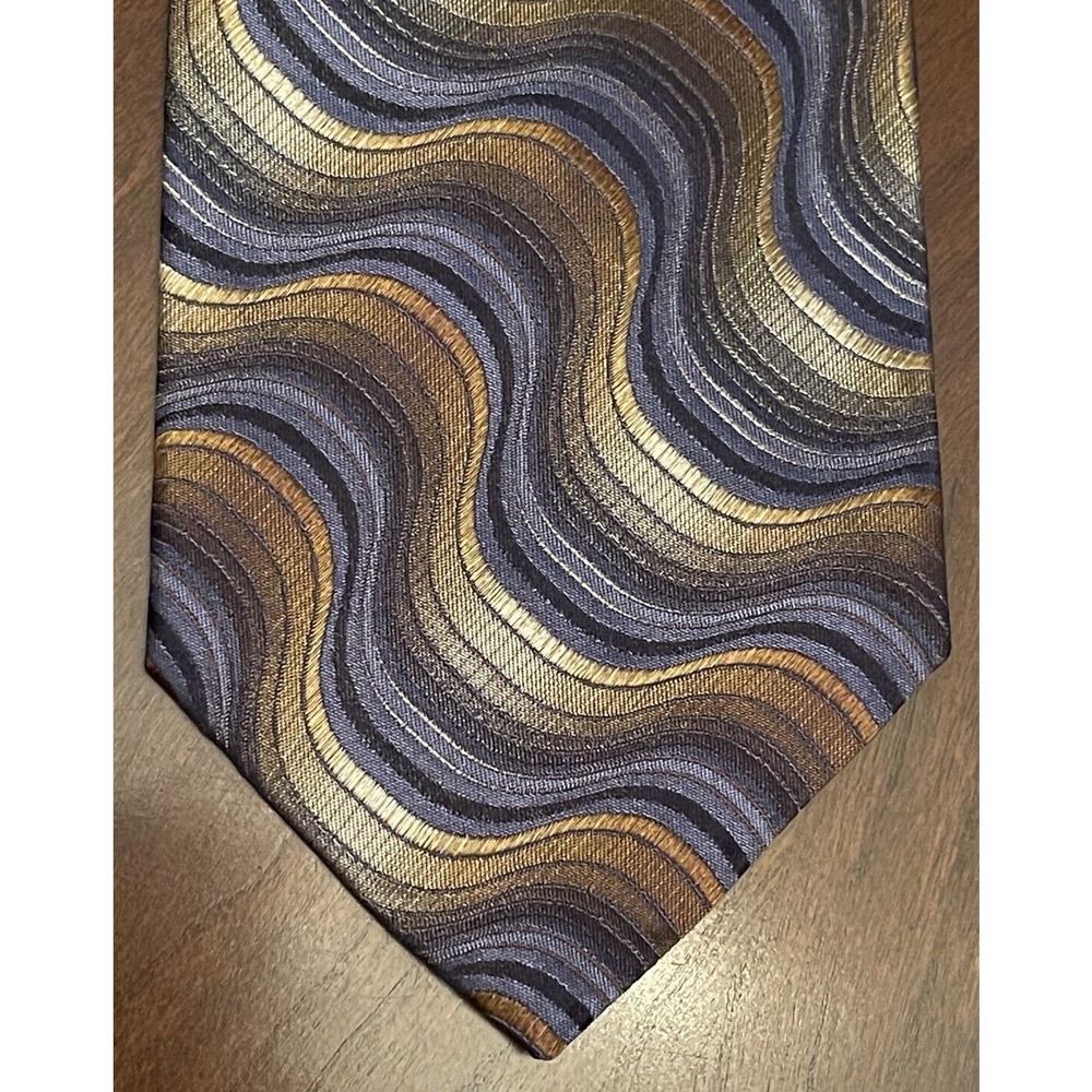 Piattelli Platinum 100% Silk Men’s Neck Tie Made In Usa